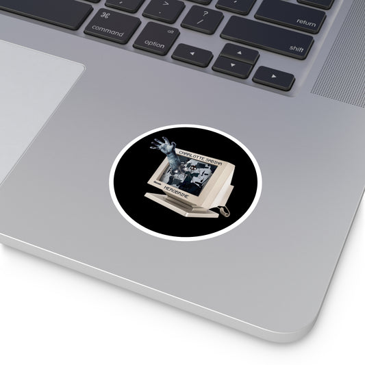Haunted Computer Sticker